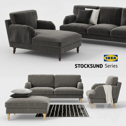Ikea STOCKSUND sofa chair ottoman chaise sofa cover 