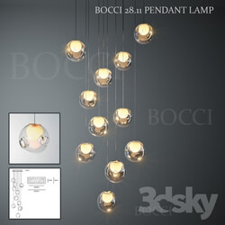 BOCCI 28.11 PENDANT LAMP RECTANGLE Pendant light 3D Models 