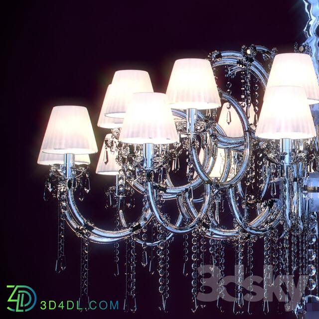 Masiero 980 24 Pendant light 3D Models