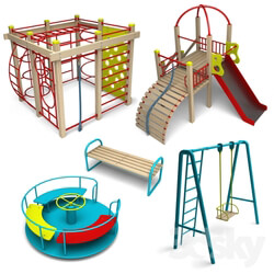 children complex 3D Models 