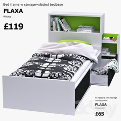 IKEA FLAXA bed and headboard  