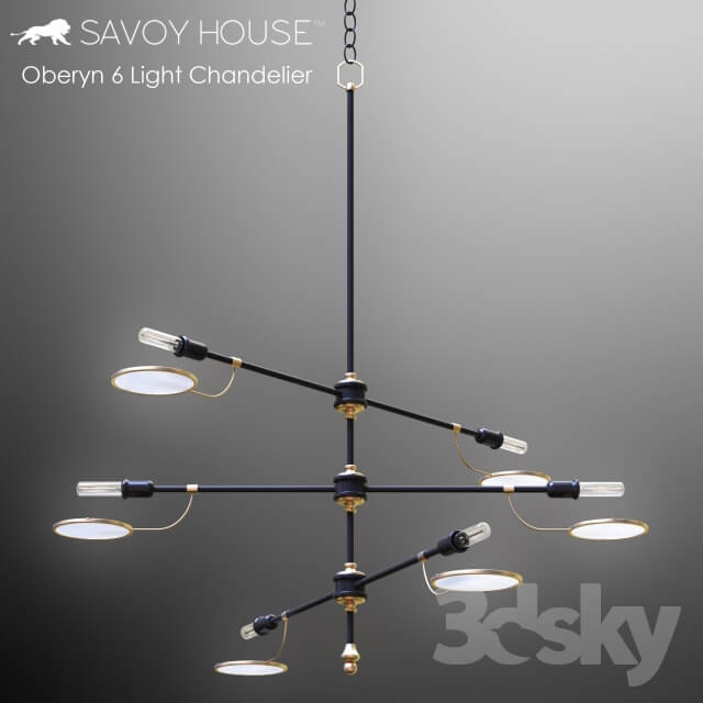 Savoy House Oberyn 6 Light Chandelier