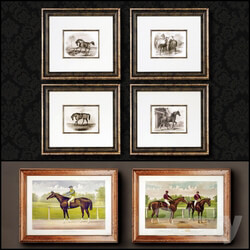 The picture in the frame. 121. Collection of Horse 