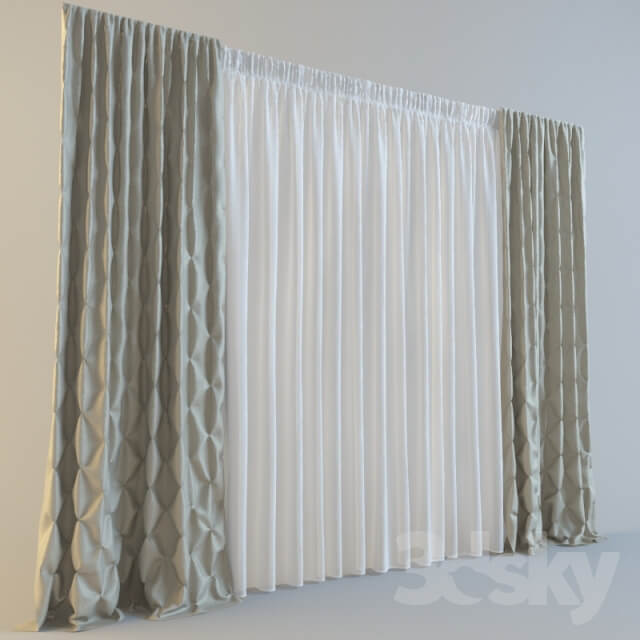 curtains with tucks