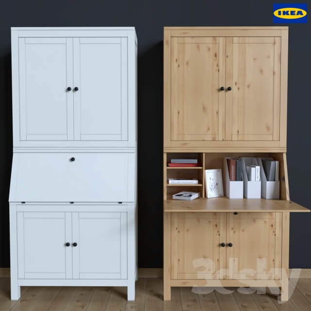 Wardrobe Display cabinets Cabinet Office Ikea HEMNES