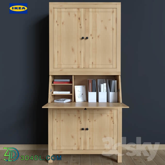 Wardrobe Display cabinets Cabinet Office Ikea HEMNES