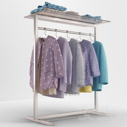 business with clothes rack Clothes 3D Models 