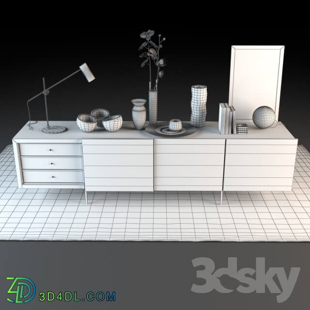 Sideboard Chest of drawer sideboard Tiller by Porro decor set