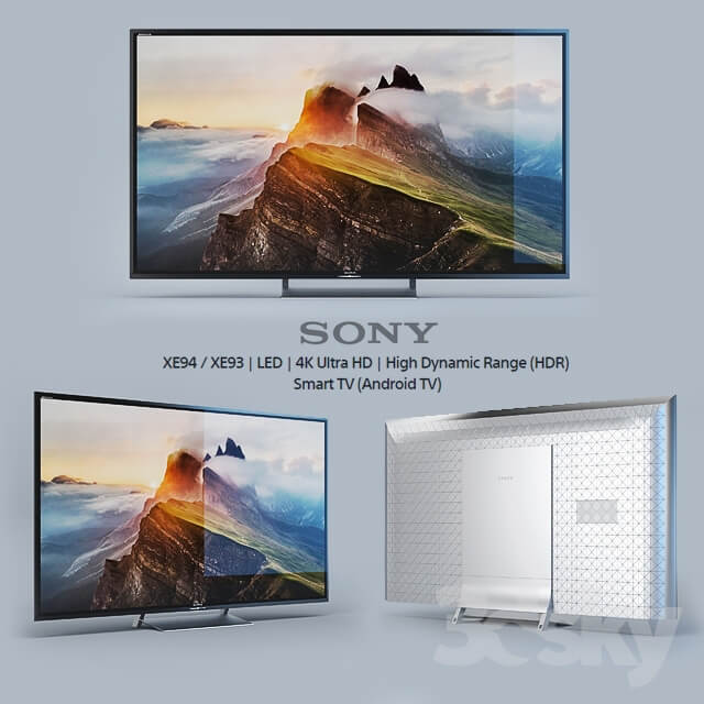 Sony XE94 XE93 LED 4K Ultra HD High Dynamic Range HDR Smart TV Android TV 