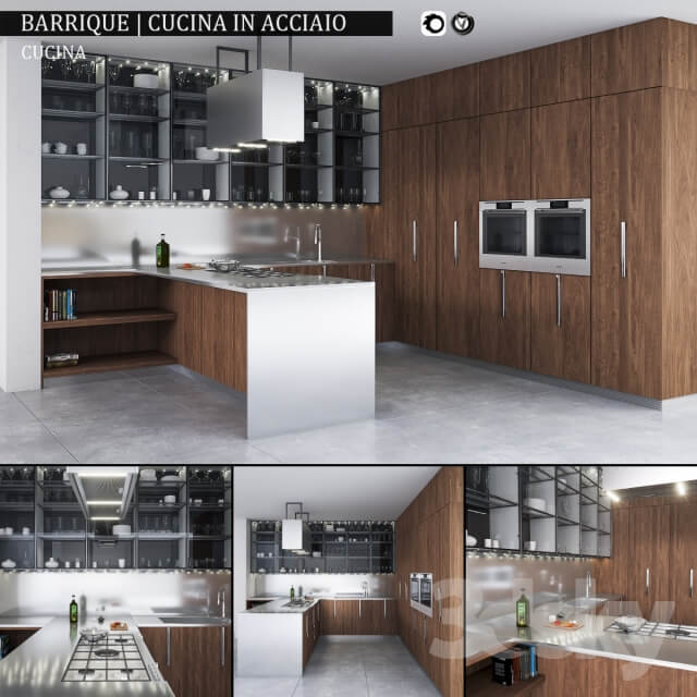 Kitchen Kitchen Barrique Cucina in acciaio