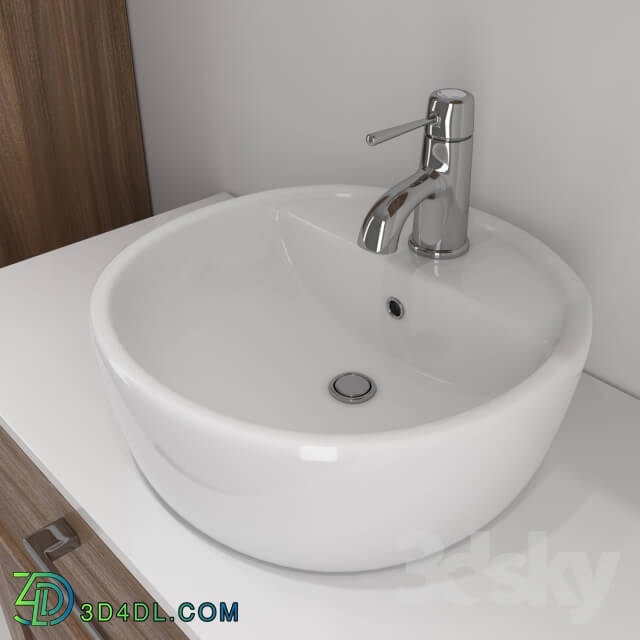Furniture for bathroom sink and faucet IKEA
