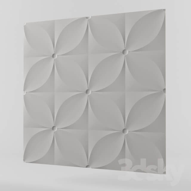 Gypsum panel 3D Star