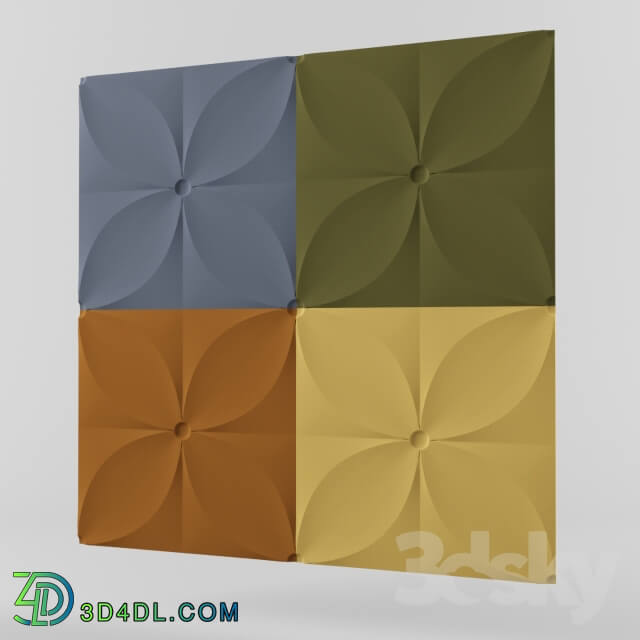 Gypsum panel 3D Star