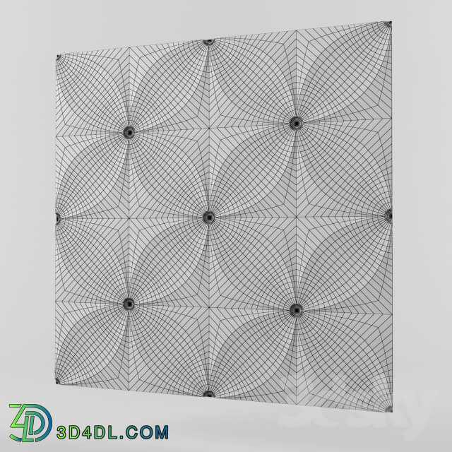 Gypsum panel 3D Star