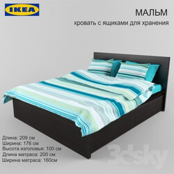 Bed IKEA MALM bed 