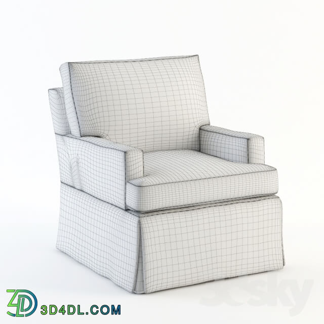 Crate Barrel Hathaway Swivel Glider