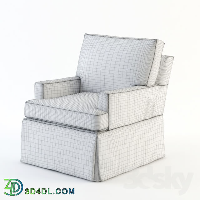 Crate Barrel Hathaway Swivel Glider