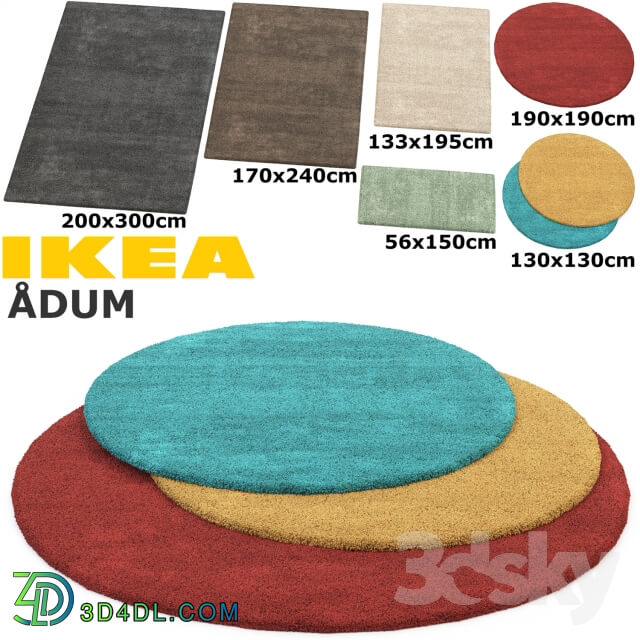 IKEA ADUM Odum RUG SET