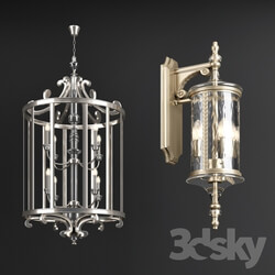 Chandelier and Wall Lamp 