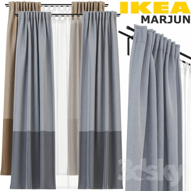 IKEA MARJUN MARYUN CURTAIN SET