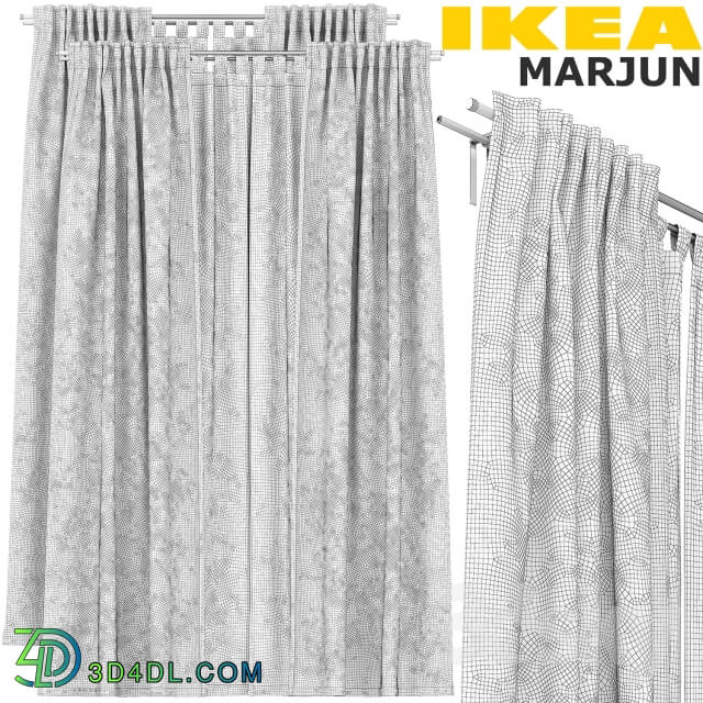 IKEA MARJUN MARYUN CURTAIN SET