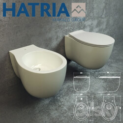 HATRIA Le Fiabe vaso Y1AC bidet Y1A9 sospeso wall hung 2014 