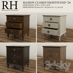 Sideboard Chest of drawer 24 MAISON CLOSED NIGHTSTAND 
