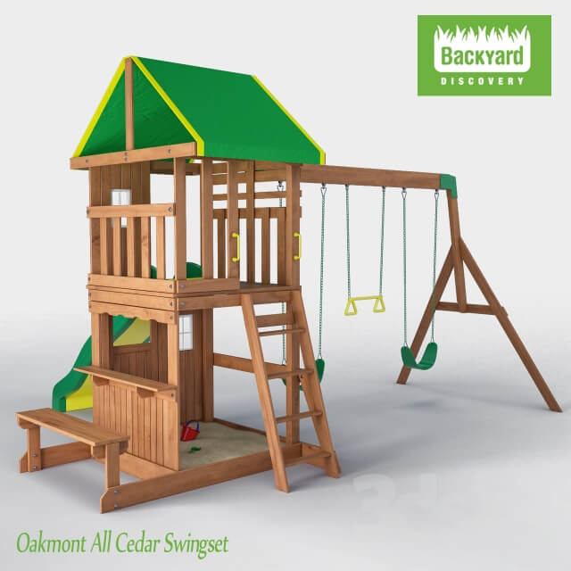 Other architectural elements Oakmont All Cedar Swingset