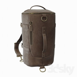 Other decorative objects Vintage Leather Travel Backpack 