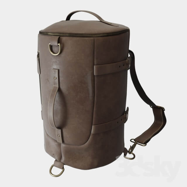 Other decorative objects Vintage Leather Travel Backpack