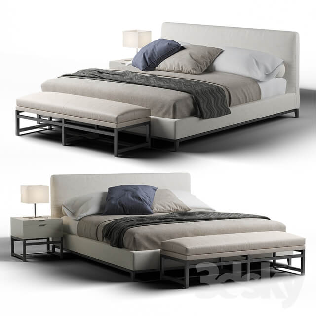 Bed Minotti Andersen Quilt