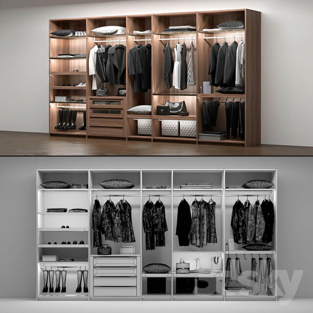 Wardrobe Display cabinets POLIFORM wardrobe