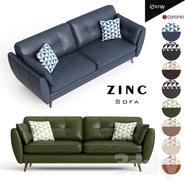 Zinc sofa