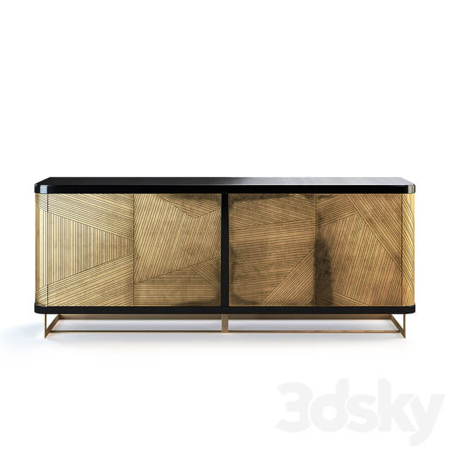 Sideboard Chest of drawer Hooker Furniture Melange Kendrix Credenza