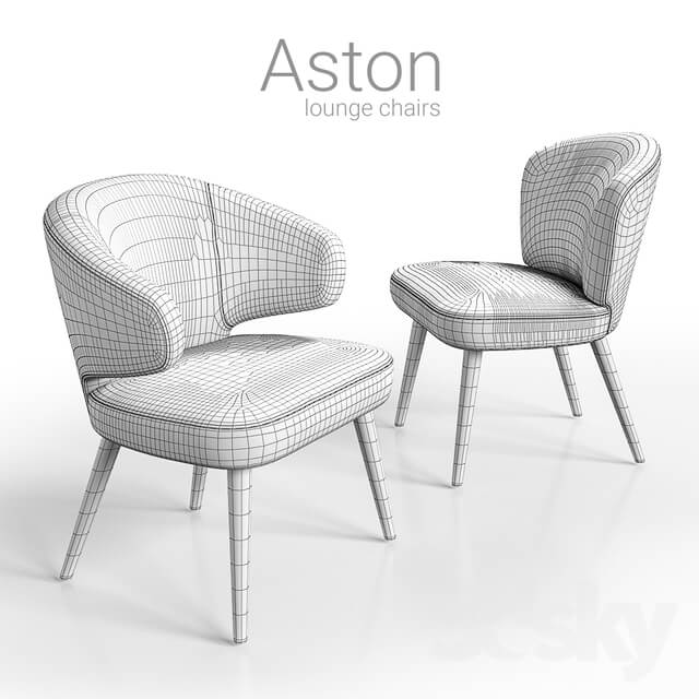 Chairs lounge Minotti Aston