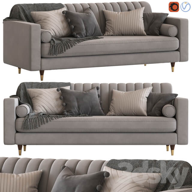 Cult Furniture Belgravia 3 Seater Sofa