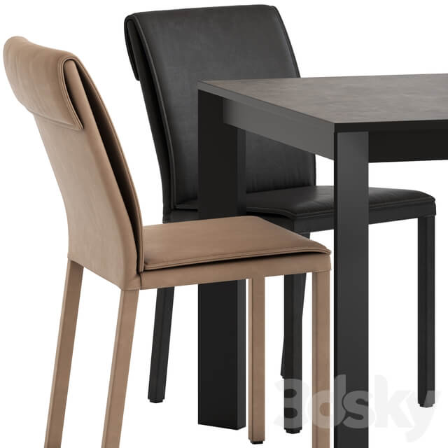 Table Chair Altacom Molly Chair and Teorema Table