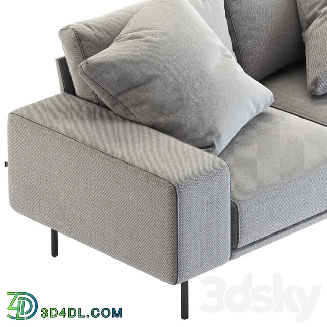 B T design Piu Double Sofa