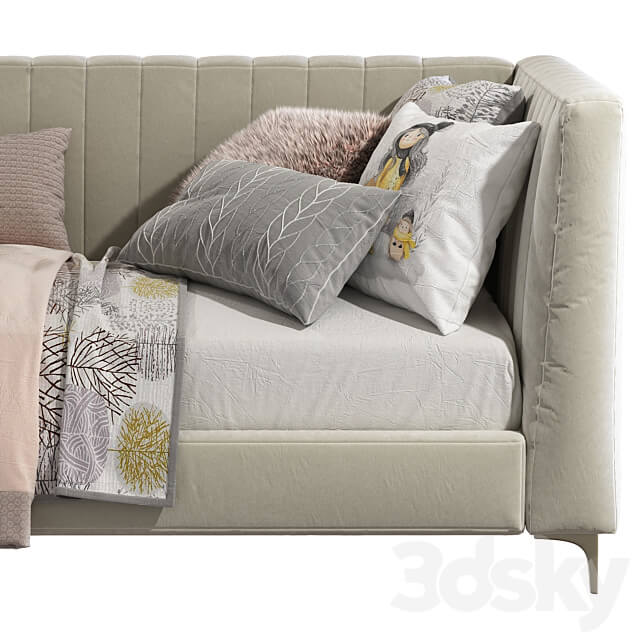 Bed sofa Avalon Channel Stitch Upholstered Daybed