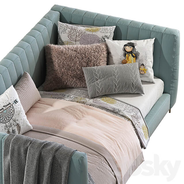 Bed sofa Avalon Channel Stitch Upholstered Daybed