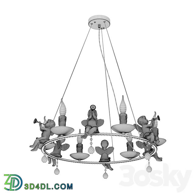 ARTE Lamp AMUR A1133SP 6WG OM Pendant light 3D Models 3DSKY