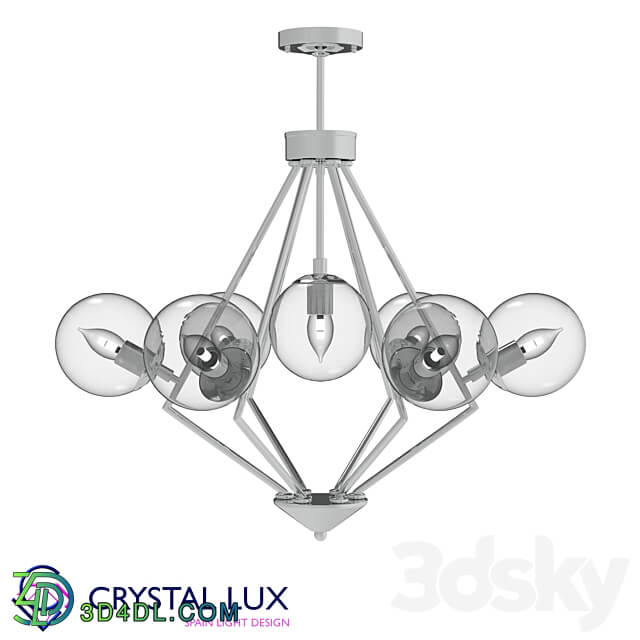 Fabricio Sp7 Chrome TRANSPARENTE Pendant light 3D Models 3DSKY