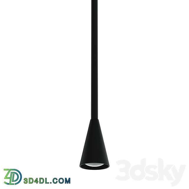 Enero Sp1 Black Brass Chrome Pendant light 3D Models 3DSKY