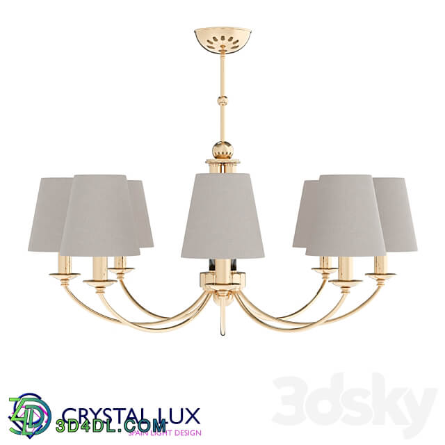 CAMILA SP8 GOLD Pendant light 3D Models 3DSKY