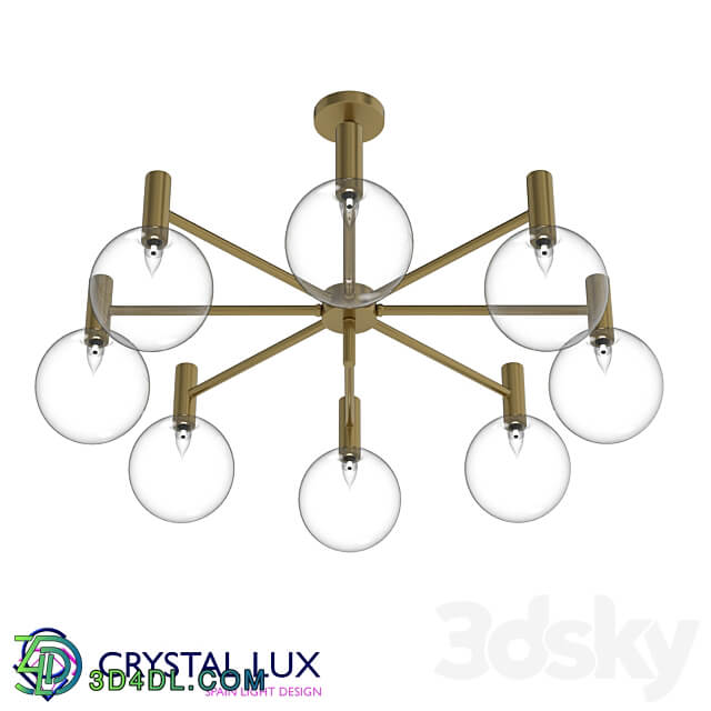 ANDRES SP8 BRONZE TRANSPARENTE Pendant light 3D Models 3DSKY