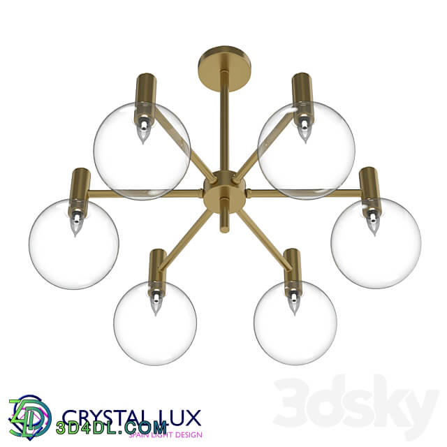 ANDRES SP6 BRONZE TRANSPARENTE Pendant light 3D Models 3DSKY