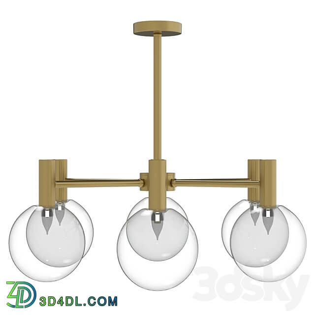 ANDRES SP6 BRONZE TRANSPARENTE Pendant light 3D Models 3DSKY