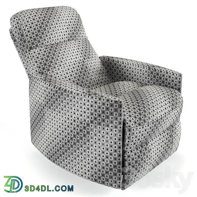 OM Armchair recliner Brighton 3D Models 3DSKY