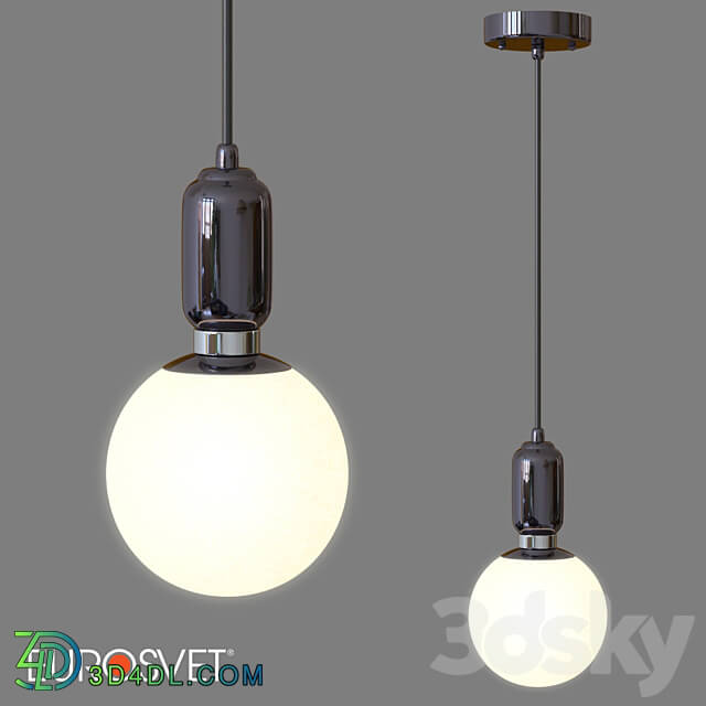 OM Pendant lamp Eurosvet 50151 1 black pearl Bubble Pendant light 3D Models 3DSKY