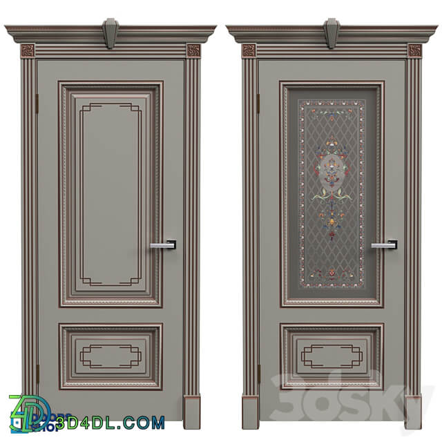 Door Duet 11 2 3D Models 3DSKY